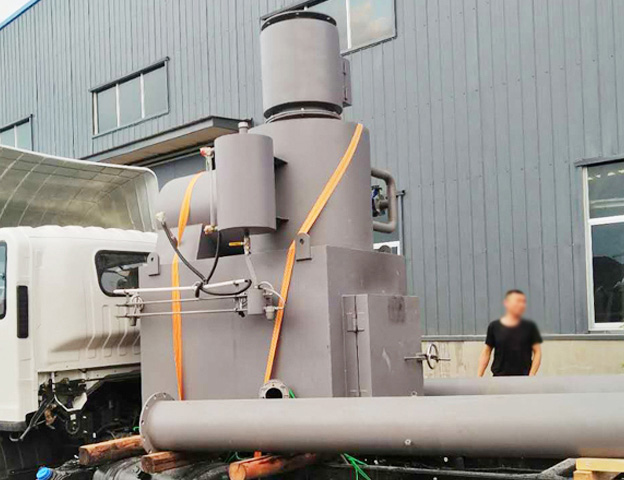 Dual-Chamber Cemetery Offerings Incinerator with Flue Gas Treatment System