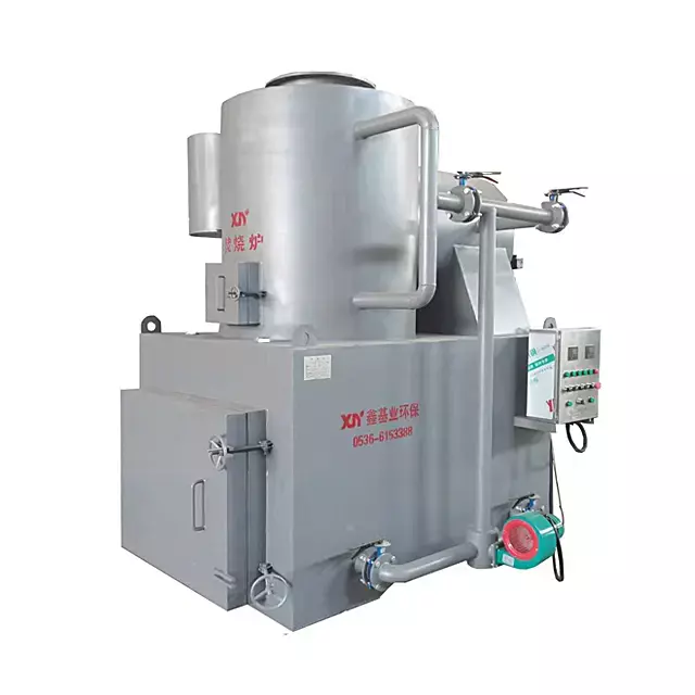 Domestic Waste Incinerator with Gasification and Secondary Combustion